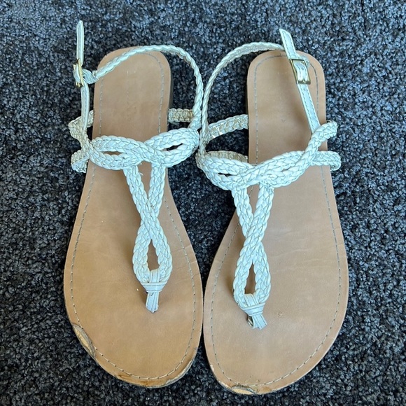 Merona Shoes - White Flat Sandals